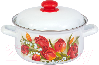 Кастрюля Лысьвенские эмали Ласковый май С-1512 АП2/4 - фото