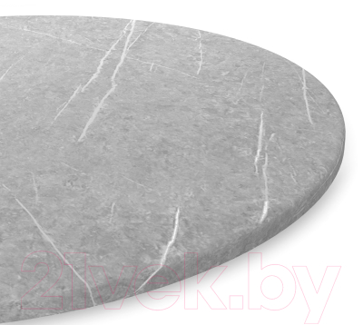 Обеденный стол Sheffilton SHT-TU30/TT 90 МДФ (черный/серый мрамор)