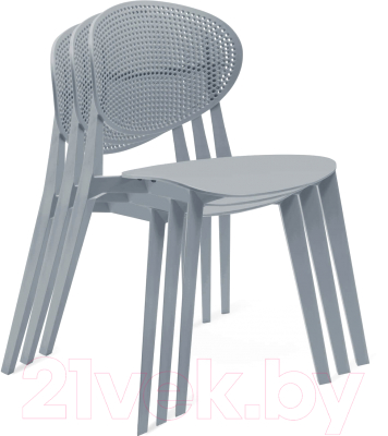 Стул Sheffilton SHT-S111-P (серый/серый)