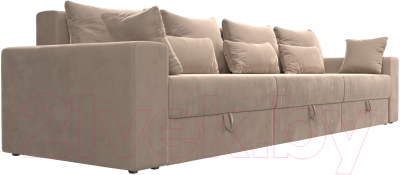 Диван Лига Диванов Майами Long 69 (велюр бежевый)