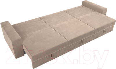 Диван Лига Диванов Майами Long 69 (велюр бежевый)