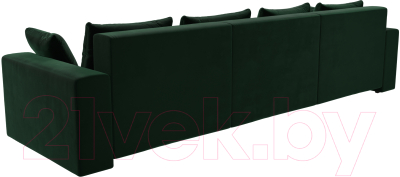 Диван Лига Диванов Майами Long 69 (велюр зеленый)