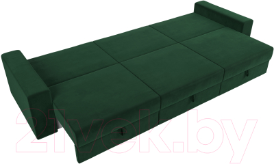 Диван Лига Диванов Майами Long 69 (велюр зеленый)