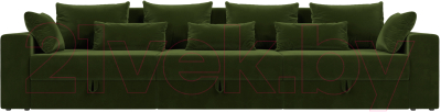 Диван Лига Диванов Майами Long 69 (микровельвет зеленый)
