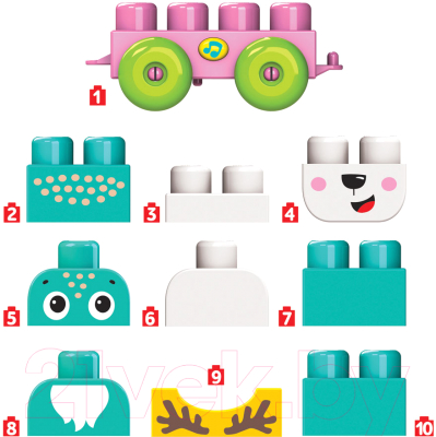 Игрушка-конструктор Азбукварик Talky Blocks. Олененок / 2821