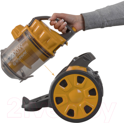 Пылесос Endever SkyClean VC-640 (светло-оранжевый/серый)