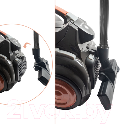 Пылесос Endever SkyClean VC-650 (оранжевый/серый)