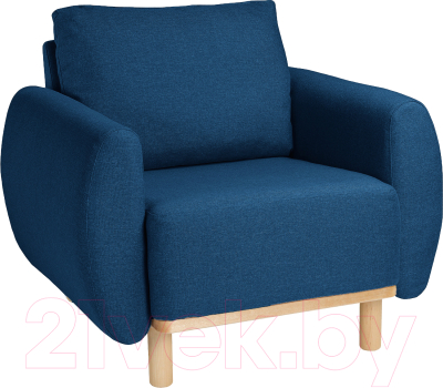 Кресло мягкое Mio Tesoro Тулисия (синий) - фото