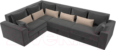 Диван угловой Лига Диванов Майами Long 92 левый