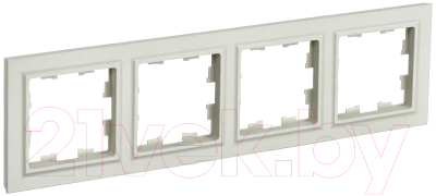 Рамка для выключателей и розеток IEK Brite BR-M42-K10 - фото