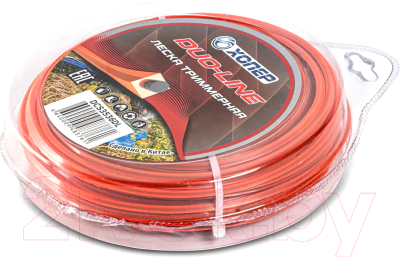 Леска для триммера Хопер Duo-Line квадрат 3.0мм 15м - фото