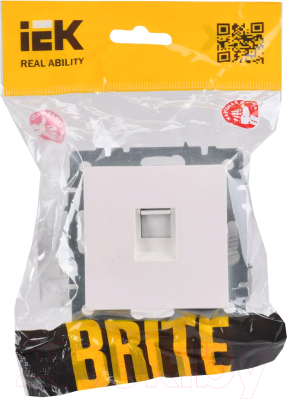 Розетка IEK Brite BR-K10-1-K36