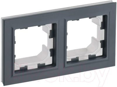 Рамка для выключателей и розеток IEK Brite BR-M22-44-K53 - фото