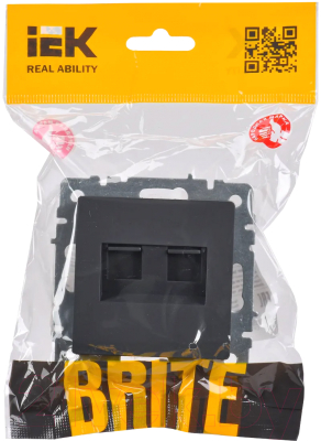 Розетка IEK Brite BR-KT20-O-1-K53
