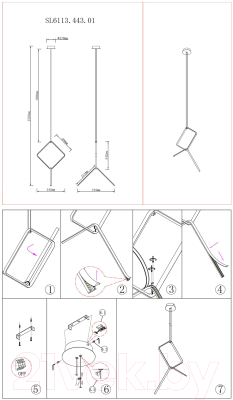 Потолочный светильник ST Luce SL6113.443.01