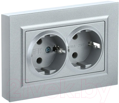 Розетка IEK Brite BR-R21-16-K46-F - фото