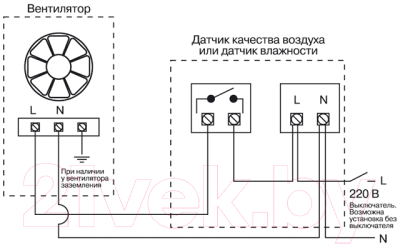 Датчик влажности для вентилятора Soler&Palau HIG-2 / 5401221600