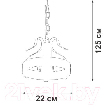 Потолочный светильник Vitaluce V1350-7/1