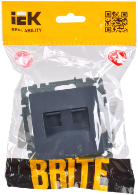 Розетка IEK Brite BR-KT20-O-1-K35