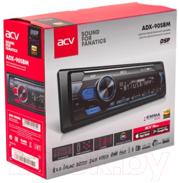 Бездисковая автомагнитола ACV ADX-905BM