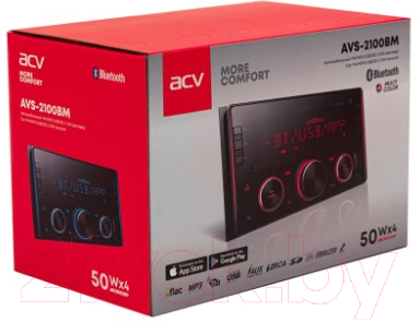Бездисковая автомагнитола ACV AVS-2100BM