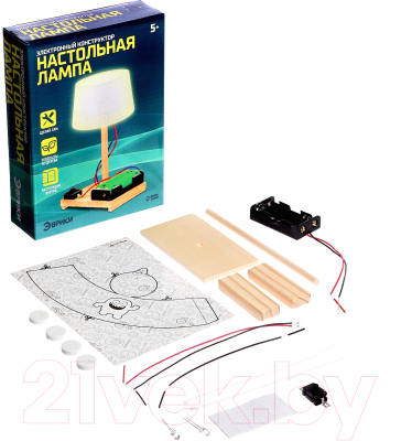 Конструктор электромеханический Эврики Настольная лампа / 4072194