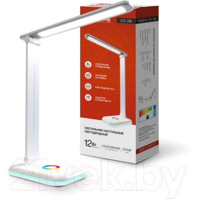 Настольная лампа INhome ССО 20Б 2Вт 640Лм / 4690612041070 (белый)