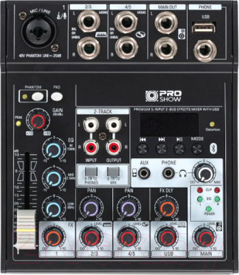 Микшерный пульт PS Sound AMX-TG502 - фото