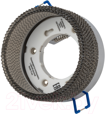 Точечный светильник ЭРА DK97 CH/BK / Б0057462