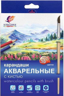 Набор цветных карандашей ЛУЧ Классика цвета / 32С 2091-08 - фото