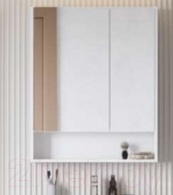 Шкаф с зеркалом для ванной Акватон Сканди 70 (1A252202SD010)