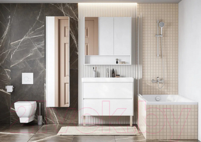 Шкаф-пенал для ванной Акватон Сканди (1A253403SD010)