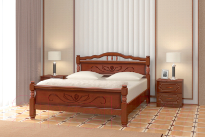 Полуторная кровать Bravo Мебель Эрика 5 120x200