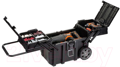 Ящик для инструментов Keter Cantilever Mobile Cart Job Box 238270 (черный)