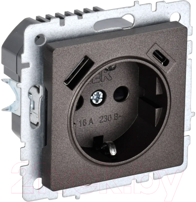 Розетка IEK Brite BR-R14-16-U22-018-K45 - фото