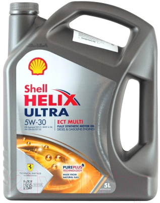 Моторное масло Shell Helix Ultra ECT Multi 5W30 - фото