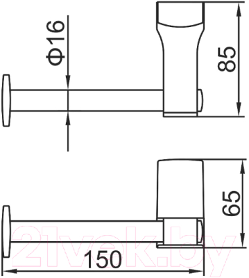 Держатель для туалетной бумаги Ledeme L30303-4