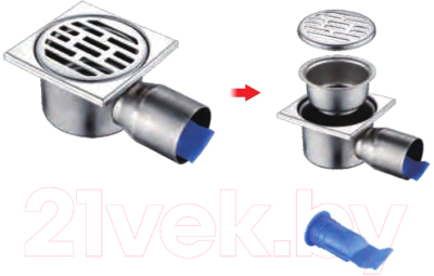 Трап для душа Ledeme L83-2