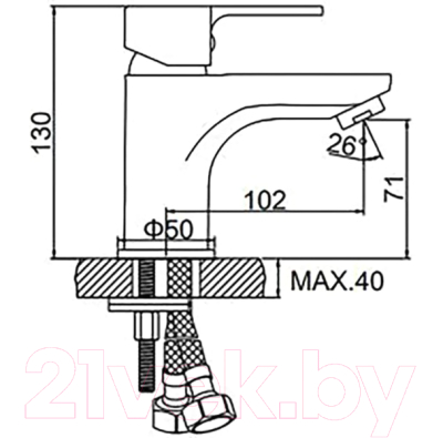 Смеситель Wisent WG1003
