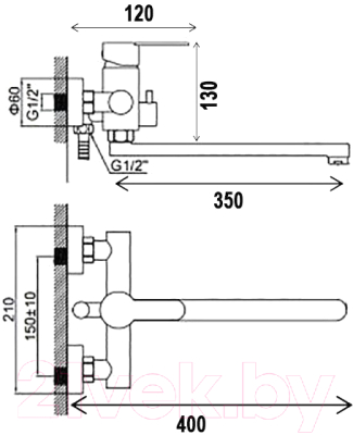 Смеситель Wisent W22105