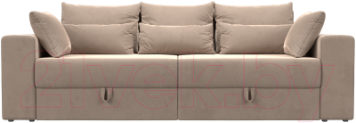 Диван Лига Диванов Майами 128 (велюр бежевый)