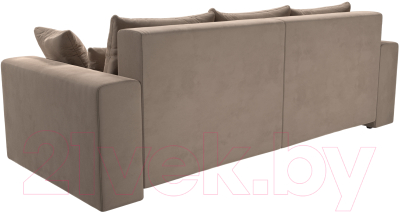 Диван Лига Диванов Майами 128 (велюр бежевый)