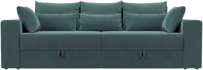 Диван Лига Диванов Майами 128 (велюр бирюзовый)