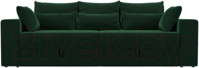 Диван Лига Диванов Майами 128 (велюр зеленый)
