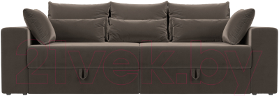 Диван Лига Диванов Майами 128 (велюр коричневый)