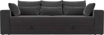Диван Лига Диванов Майами 128 (велюр серый)