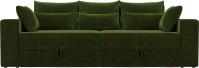 Диван Лига Диванов Майами 128 (микровельвет зеленый)