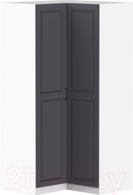 Шкаф Интермебель Марсель / МР-12-B2 (графит софт) - фото