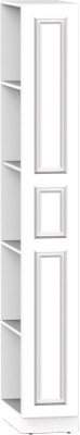 Стеллаж Интермебель Марсель 420 / МР-13-B3 (белый софт) - фото