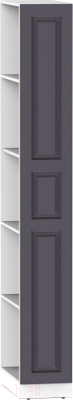 Стеллаж Интермебель Марсель 420 / МР-13-B3 (графит софт) - фото